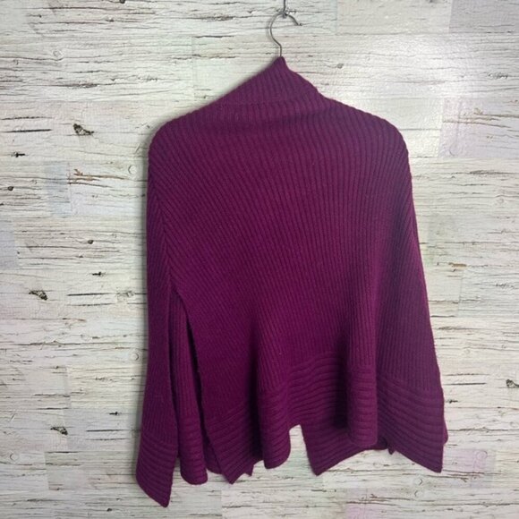 Lauren Ralph Lauren Purple Poncho - Picture 1 of 5